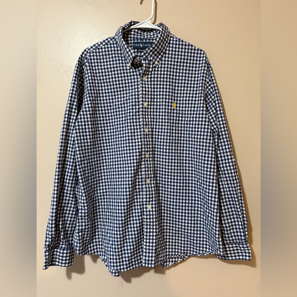 Ralph Lauren Button Down Shirt mens size XL
